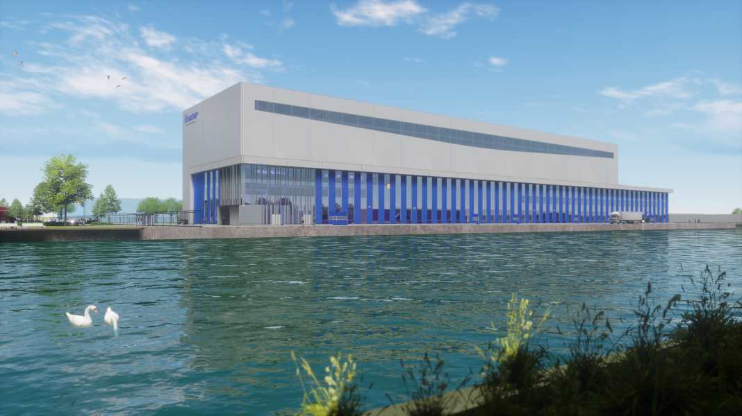 New Feadship shipyard in the heart of Amsterdam