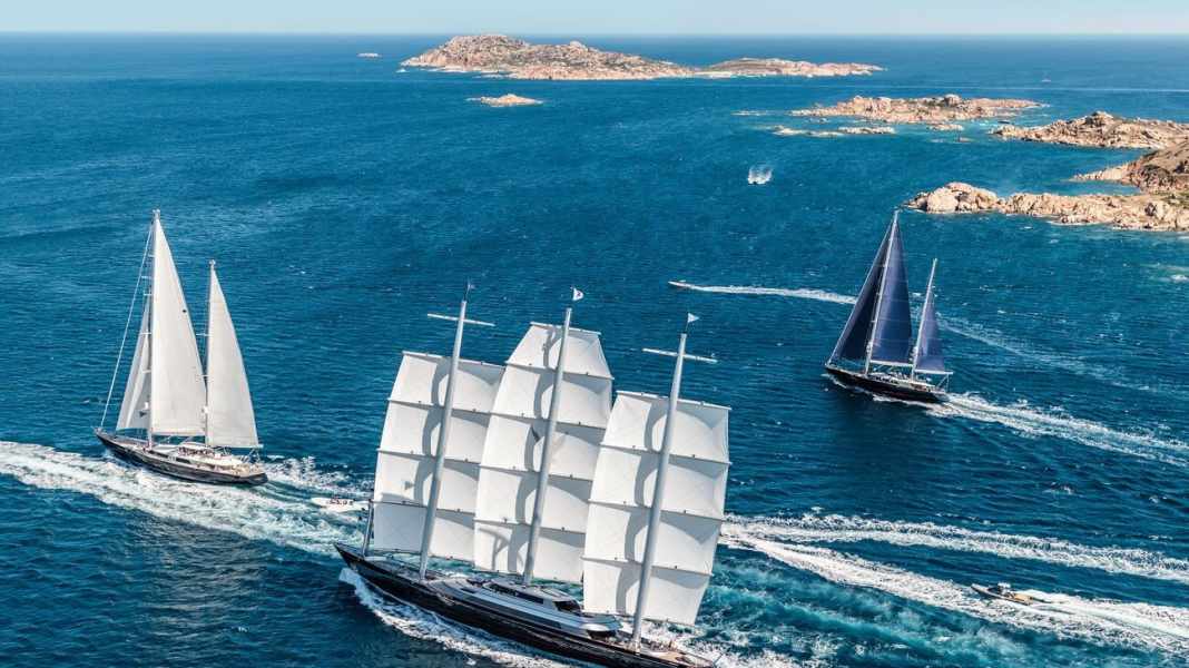 Perini's giant sailing spectacle
