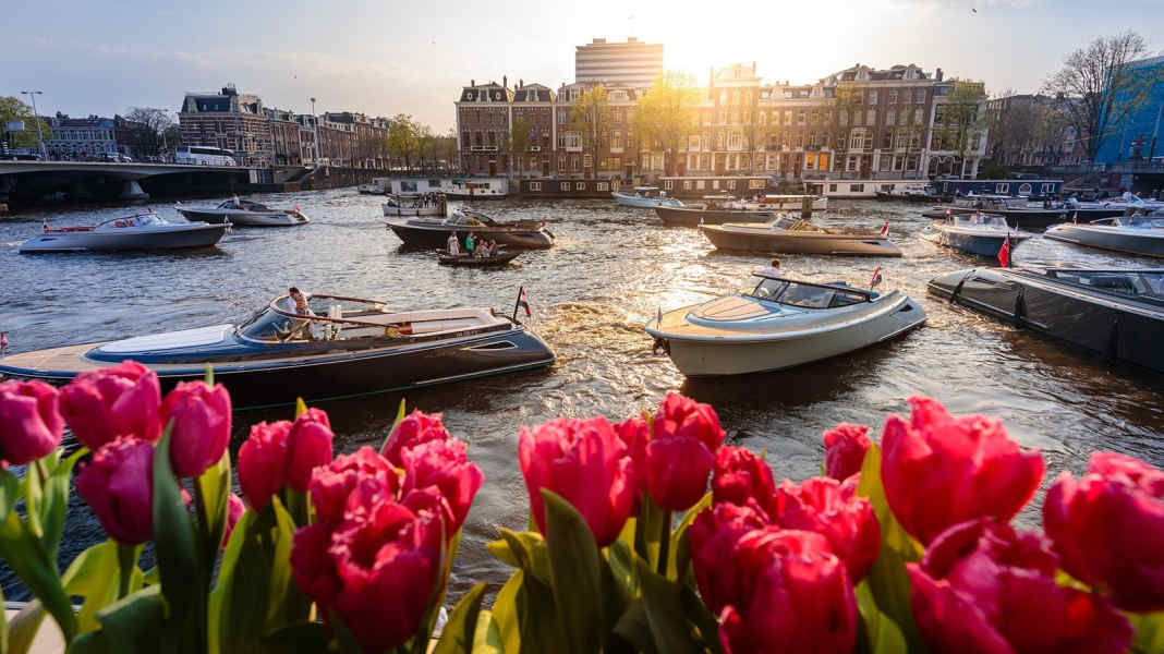 Canals full of water