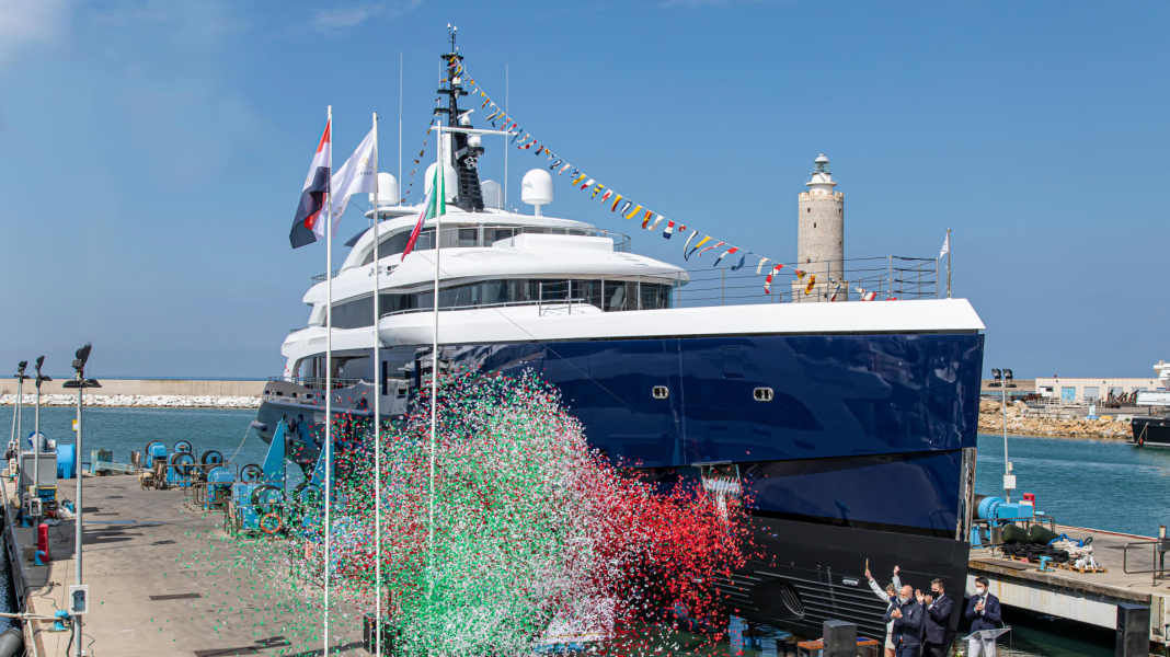 65 metre launch at Benetti