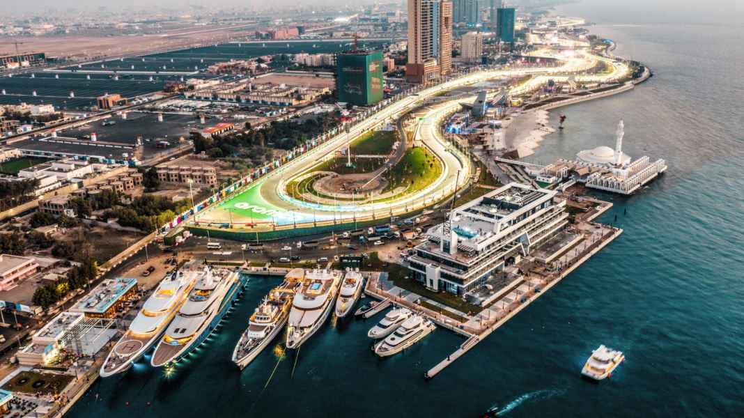 Formula 1 from the top deck