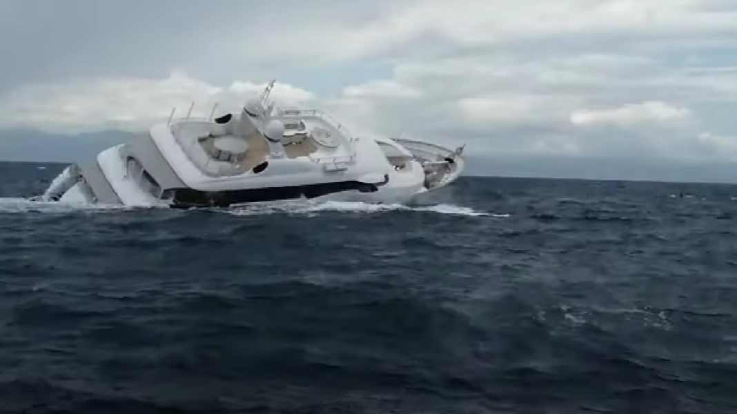 40-metre "Saga" sinks in salvage tow