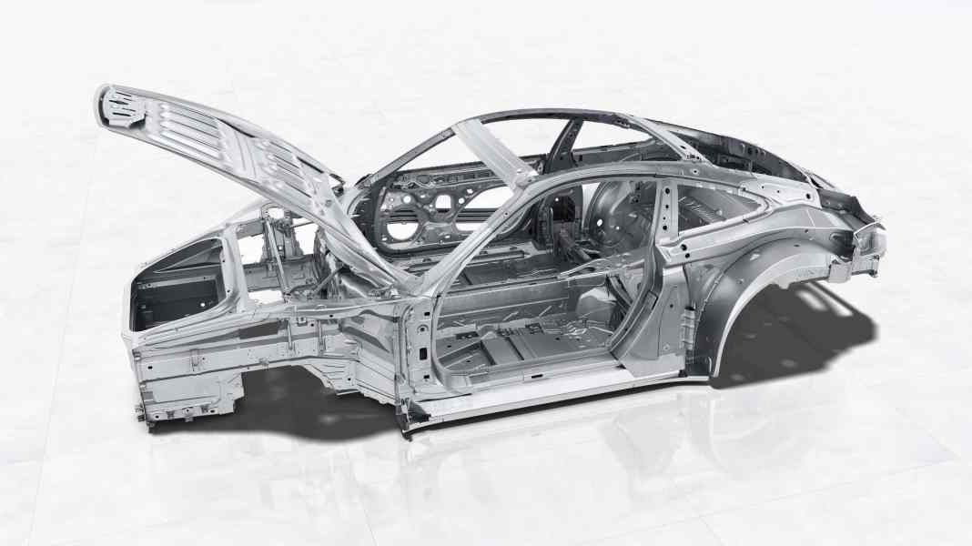 Der Multimaterialmix des neuen Porsche 911: Innovationen im Karosseriebau