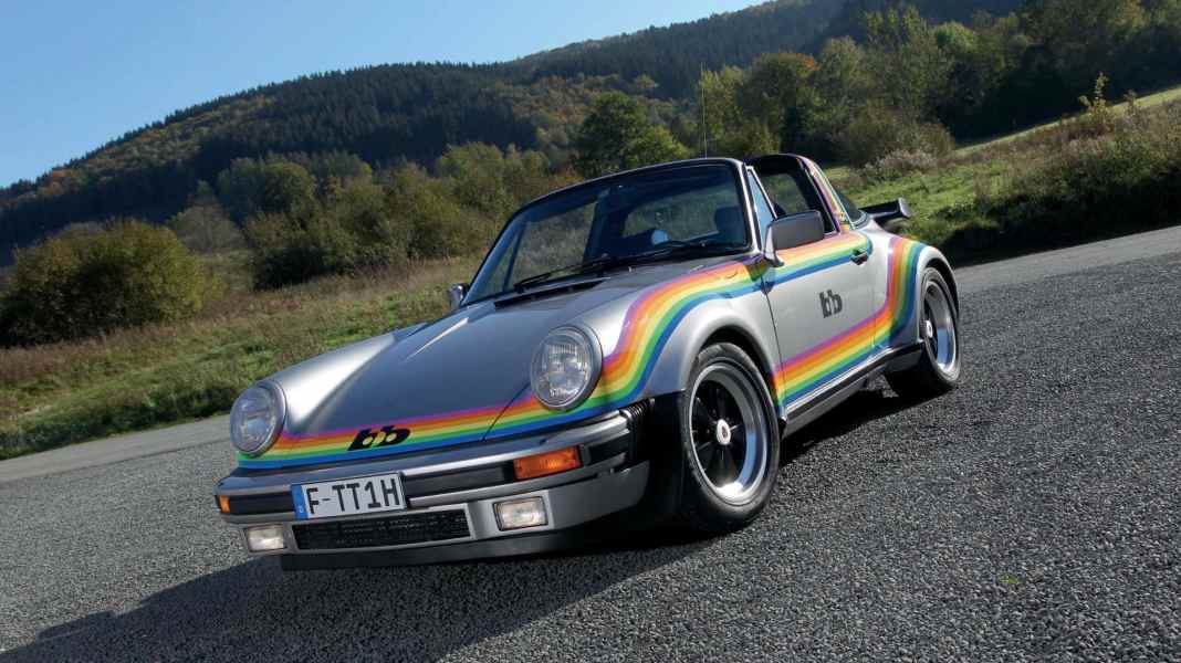 911 BB Turbo Targa "Polaroid-Porsche": Anfang des Regenbogens