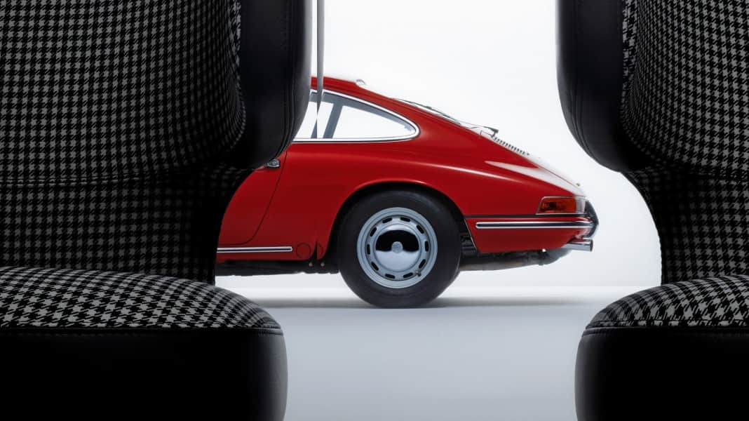Porsches Designklassiker Pepita-Muster – Muster gültig