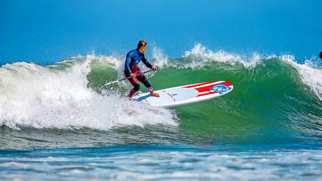 SUP-Fahrtechnik für Wave Einsteiger