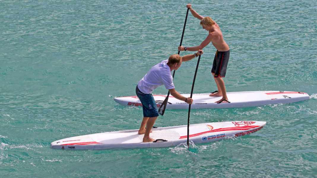 SUP riding technique: Race paddling technique