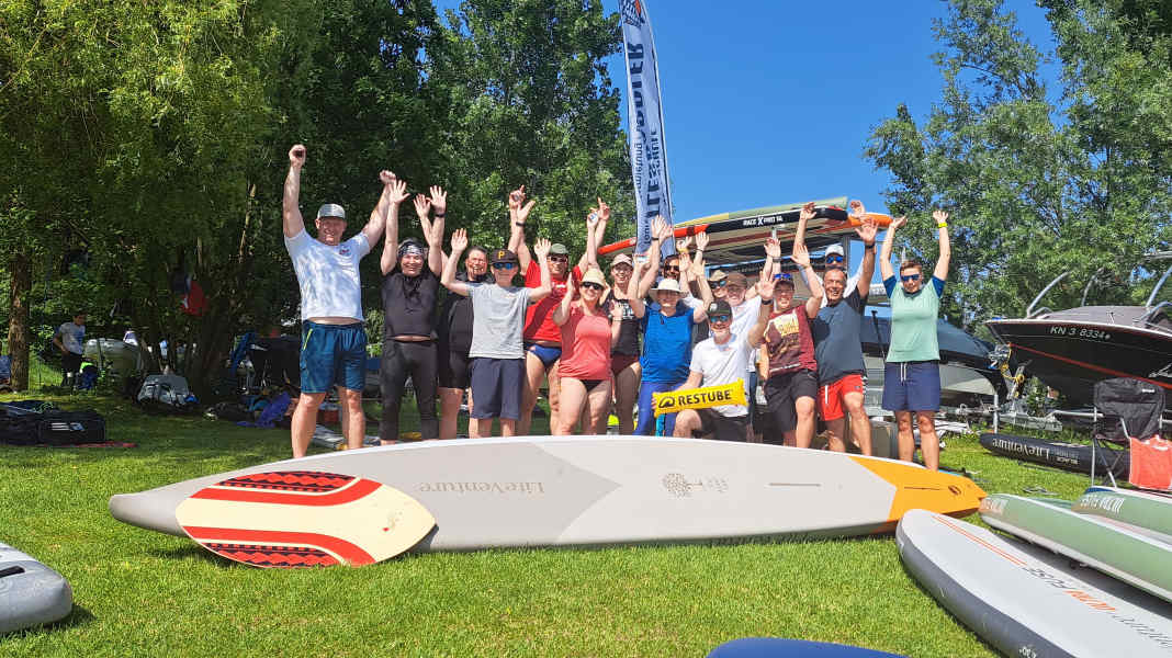 Brettlescamp 2024: SUP tours and testing at Whitsun on Lake Constance
