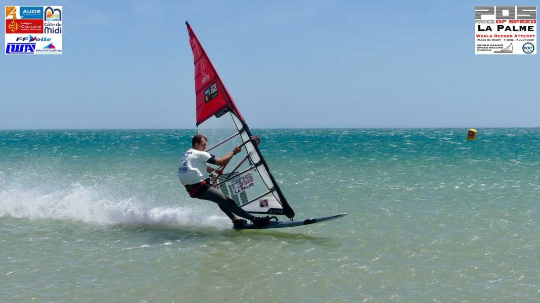 Speed surfing: Vincent Valkenaers wins the “Summer Edition” of the Dunkerbeck Speed Challenge