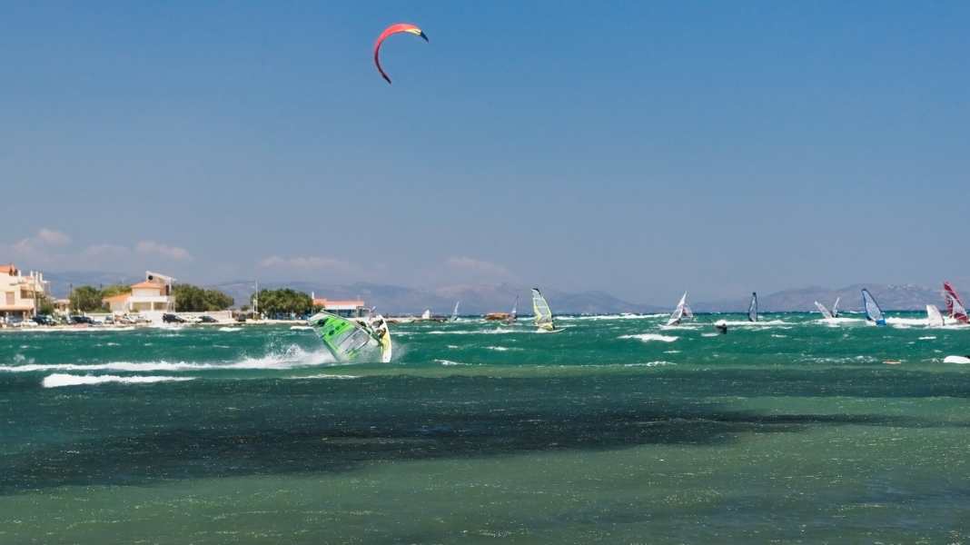 Surfing ban in Greece from wind force 6 - Update