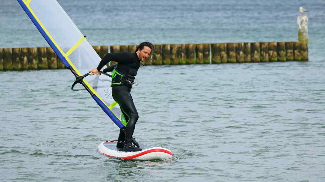 Test 2019: Ascan WindSUP with rig for 999 euros