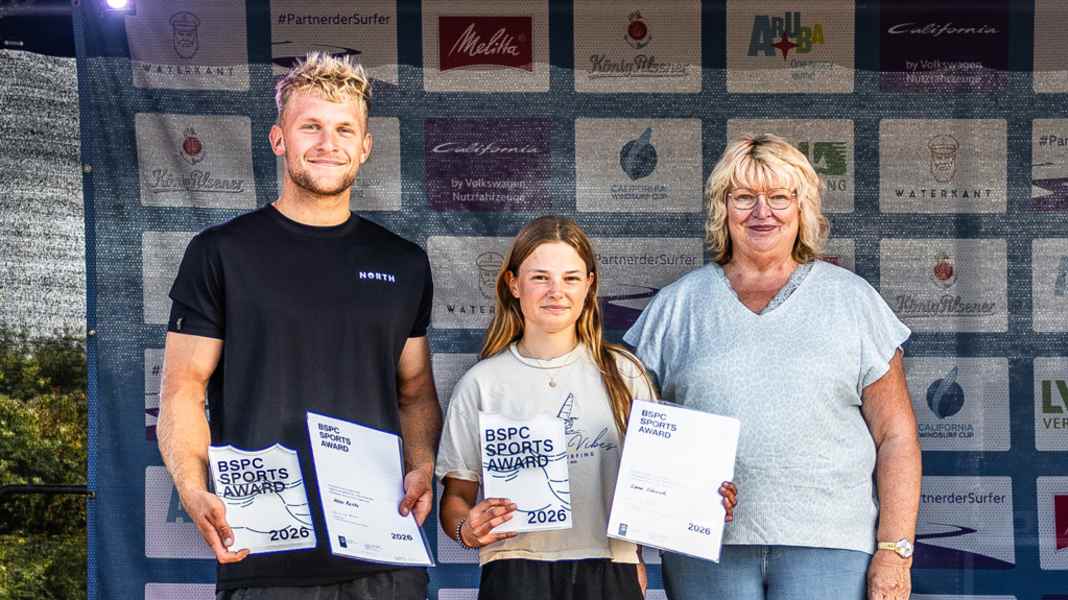 DWC winners: Lena Schmäh and Keno Recke receive the BSPC Sports Award