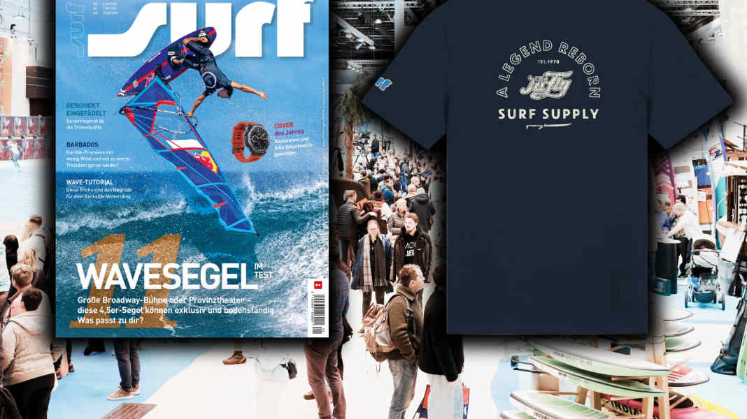 Abo-Aktion zur boot: 5x surf lesen und HiFly-T-Shirt abgreifen