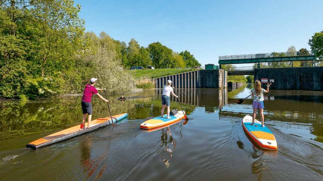 Touren-Tipp Hamburg: Elbvergnügen mit SUP und Rad