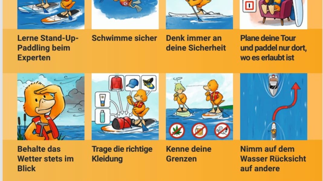 Sicherheits-Aktion: Vier Verbände veröffentlichen gemeinsame SUP-Regeln