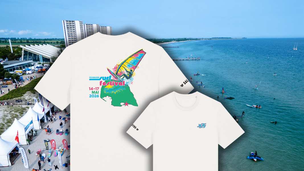 Gewinnspiel: Das ist das T-Shirt zum Surf-Festival powered by SALITOS - wir verlosen fünf Exemplare!
