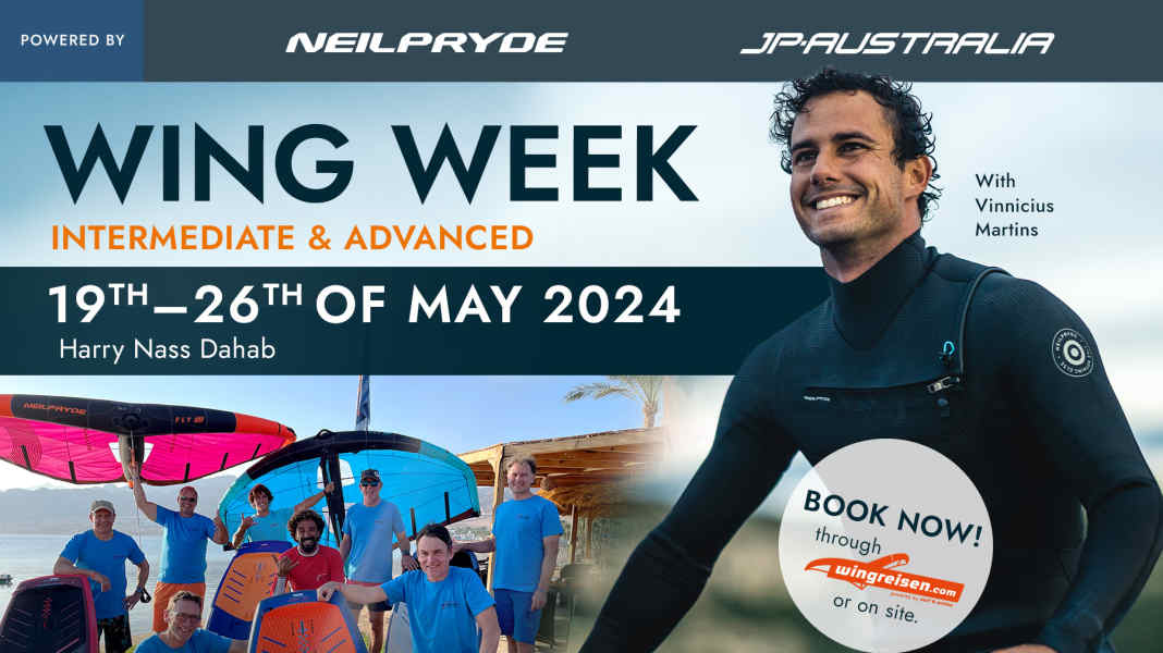 Camps: JP/NeilPryde veranstaltet Camps für Windsurfer & Wingfoiler