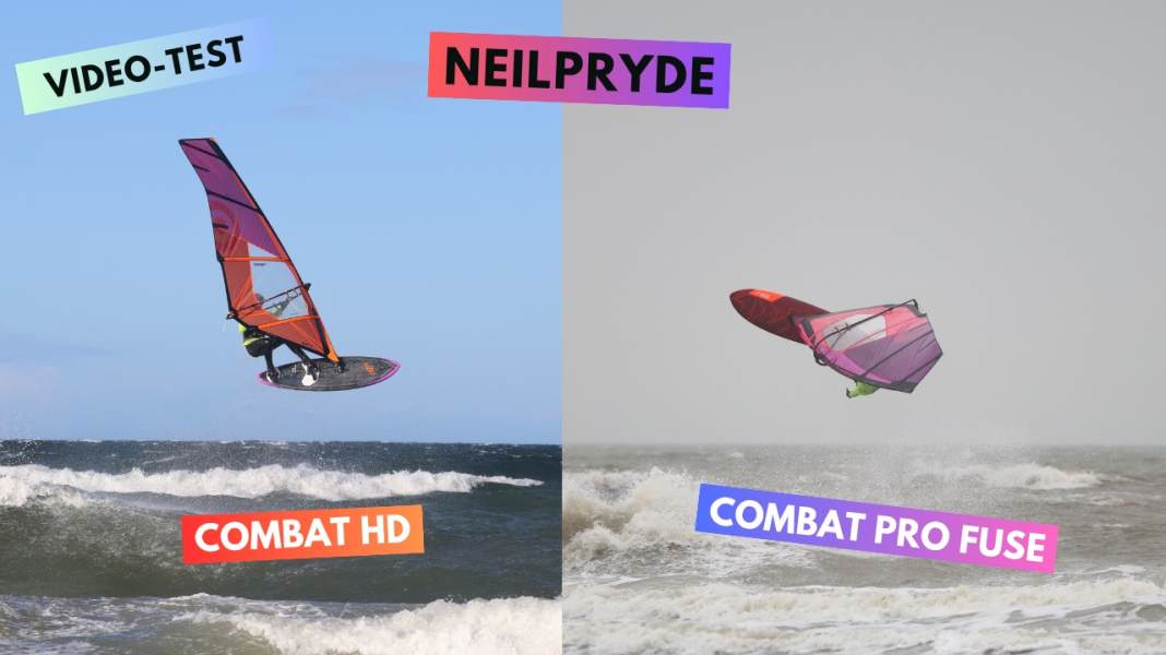 Wavesegel 2026: NeilPryde Combat HD vs. Pro Fuse im Video-Test