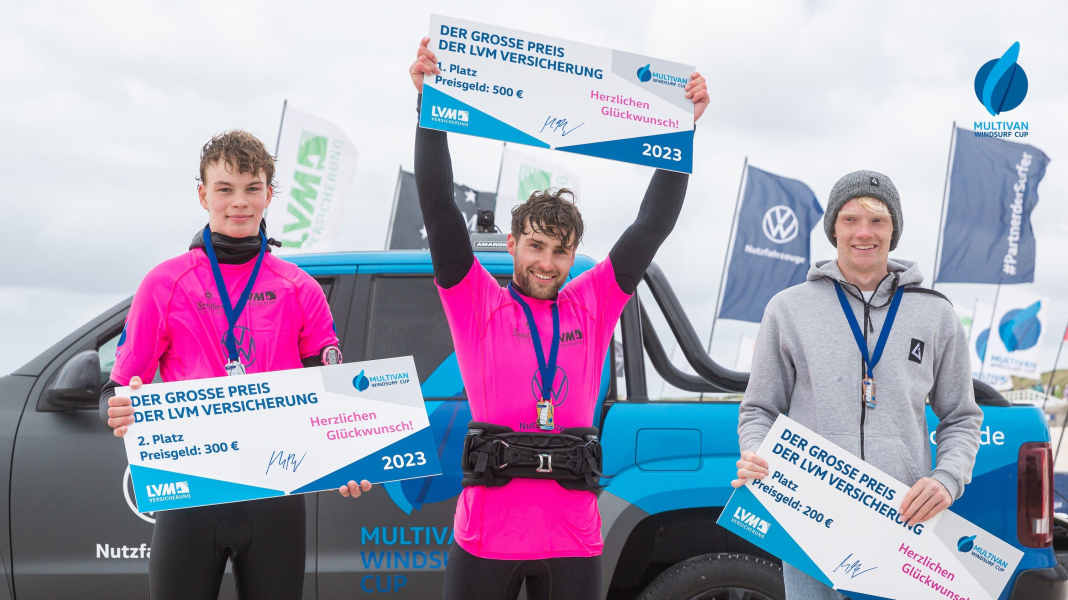 German Windsurf Cup: Henri Kolberg wins in wave riding off Sylt