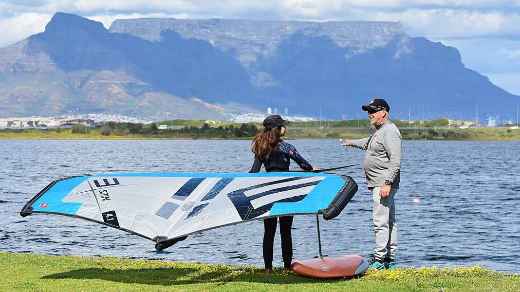 Porträt: Die erste Wingfoil-Schule in Südafrika