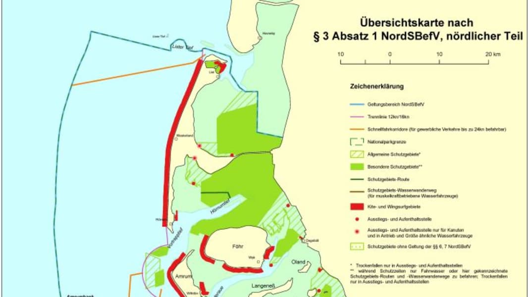 Wing ban in the Wadden Sea National Park - review in 10 years?