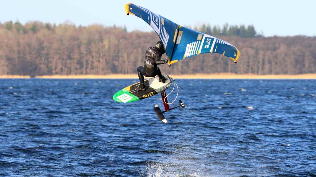 The Patrik A.I.O. Wingfoil board in the test