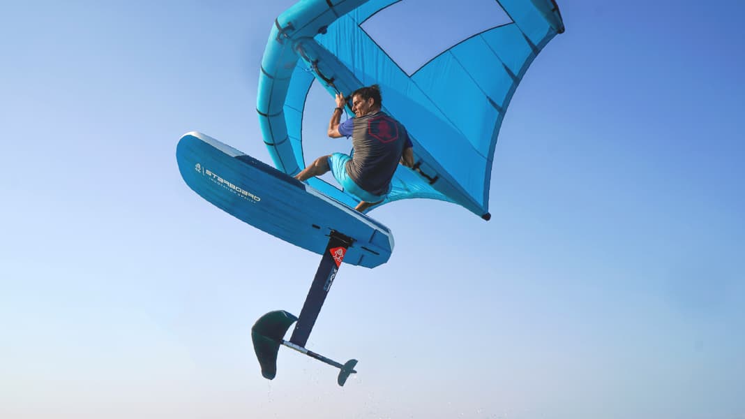 Starboard Foil X Wing - the crossover board in the test