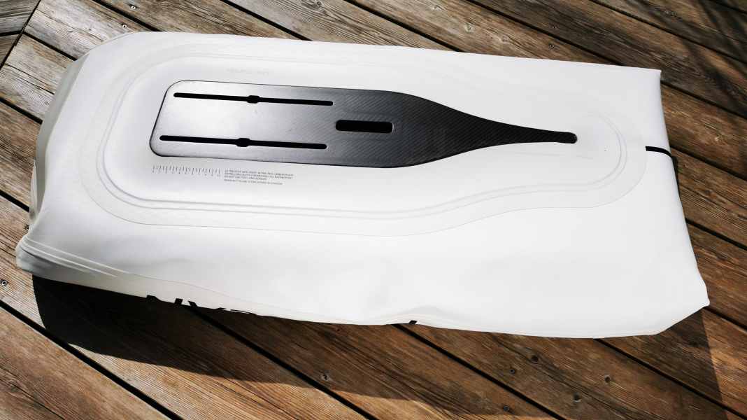 Packing miracle: The Fit Ocean Shaka Air Wingboard with mini pack size