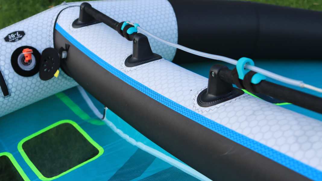 Artness: The retractable trapeze rope for wings in the test