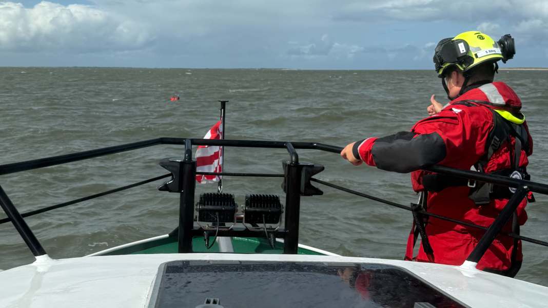 Seenot: In die Nordsee gestürzter Segler wieder gefunden und gerettet