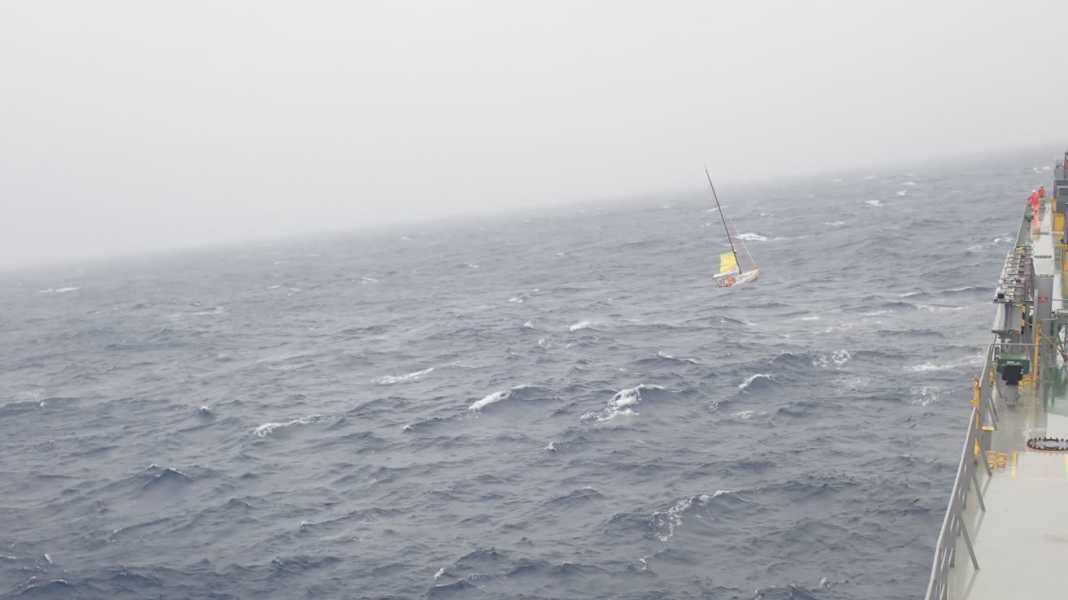 Global Solo Challenge: Single-handed sailor rescued from distress at sea