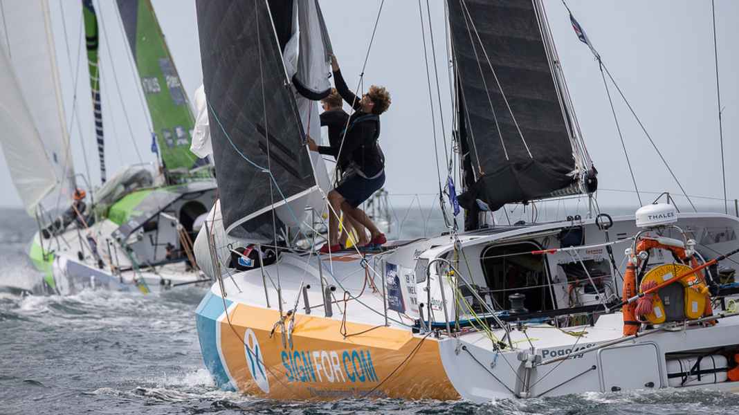 Les Sables-Horta Race : Burke et Fink à fond dans la Class 40