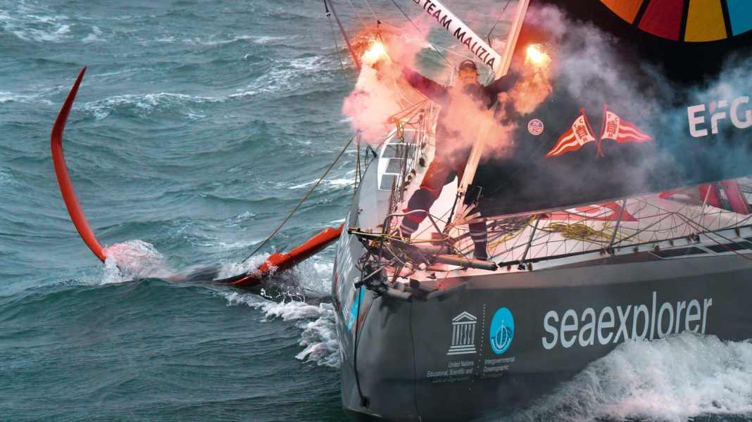 Ein Jahr nach seinem Vendée-Globe-Start erfolgreich auf Kurs: Boris Herrmann und Team Malizia feiern Neubau-Bergfest