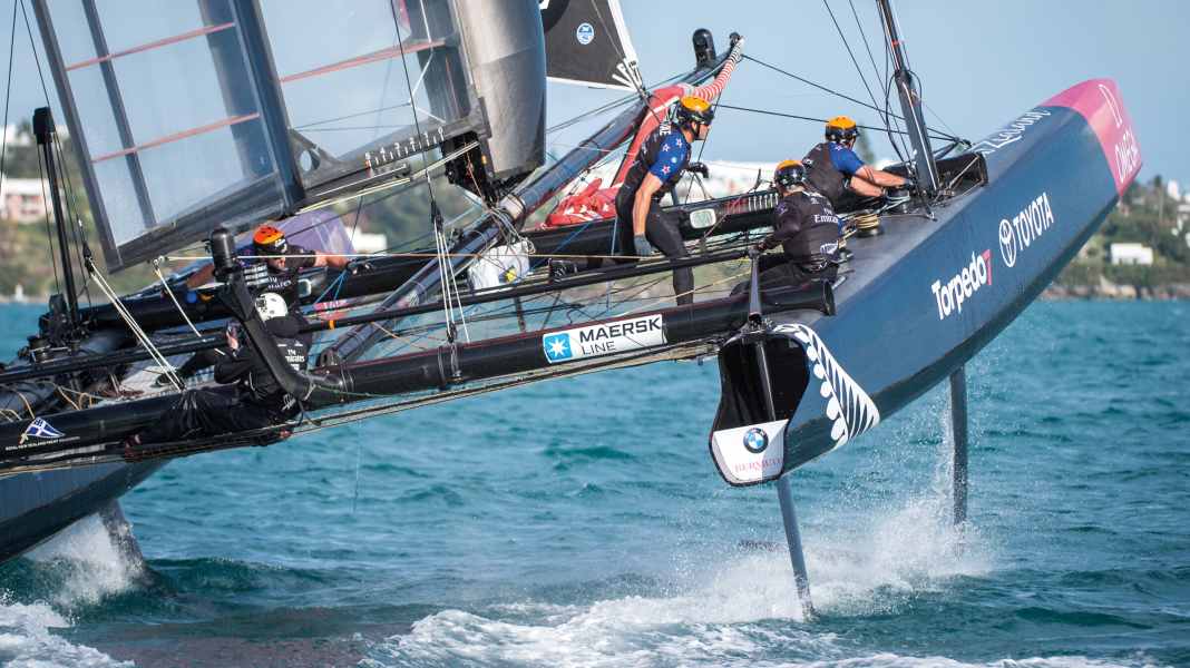 Série mondiale AC : la finale de la série mondiale au large des Bermudes