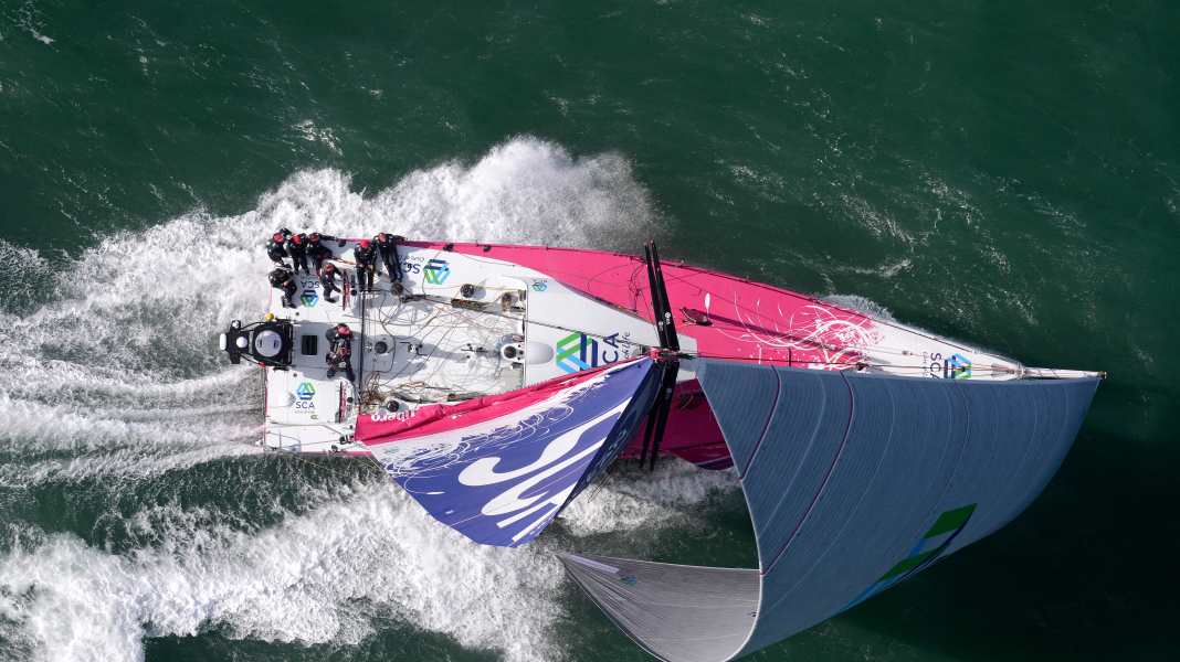 Volvo Ocean Race: foto storia: classe di riscaldamento difficile da gestire
