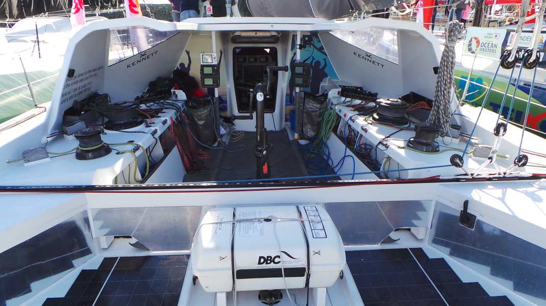 Vendé Globe: in diretta sul posto: uno sguardo sottocoperta