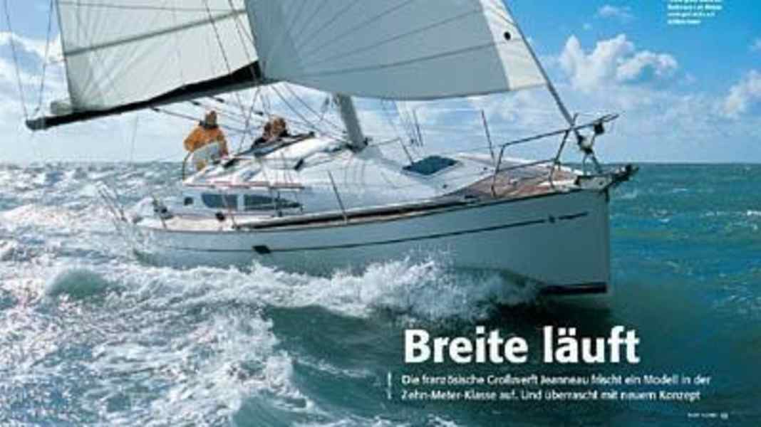 T&T - Notizie: Sun Odyssey 35: larghezza in corsa