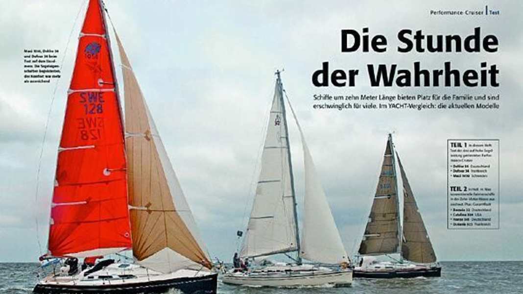 T&T - News: Comparison test 10m yachts
