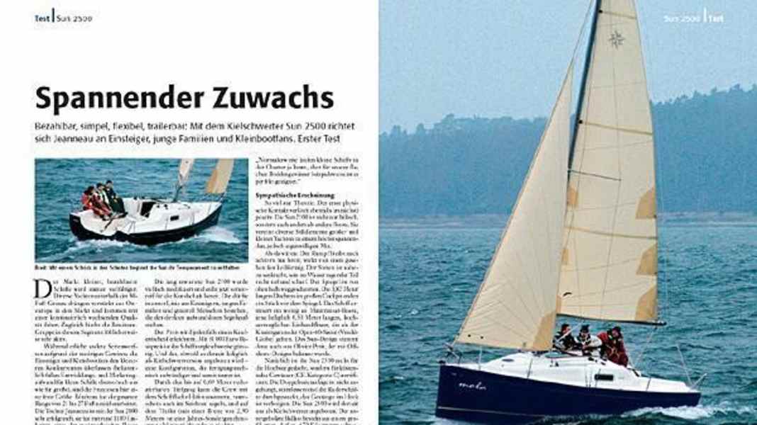 T&T - News: Jeanneaus Einsteigerschiff