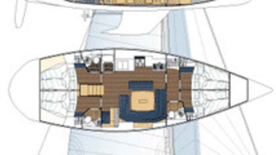 Bavaria 47 Ocean and aft cockpit (issue 18/00): One shape, two types