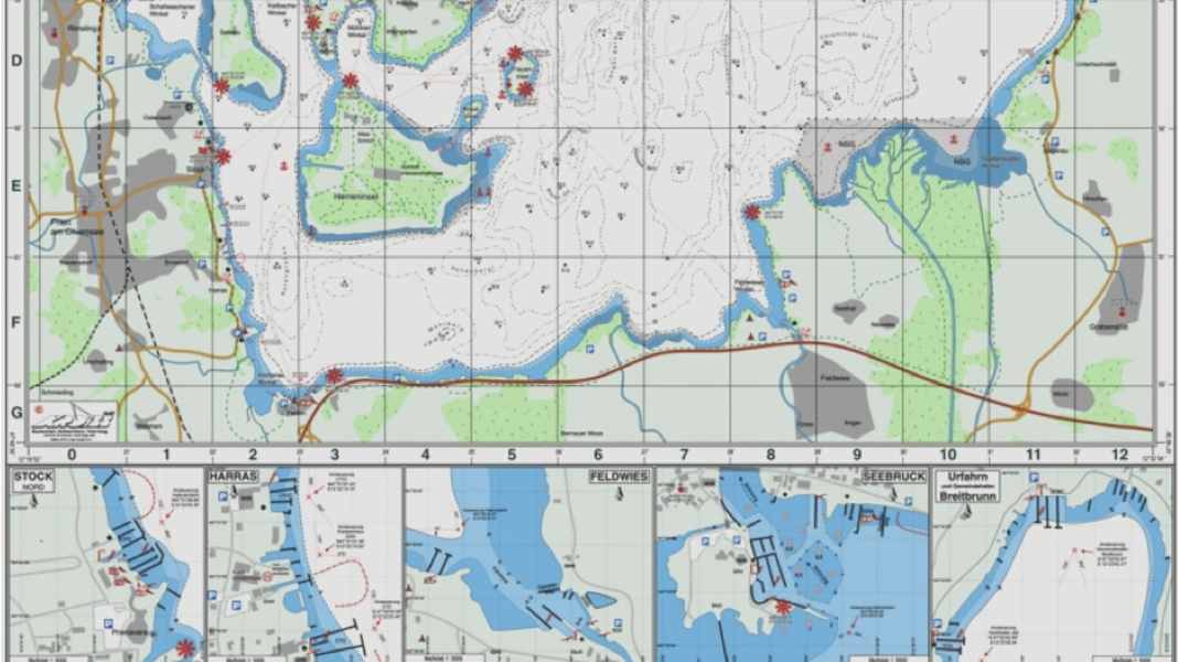 Carte du lac : le lac de Chiemsee a été remesuré