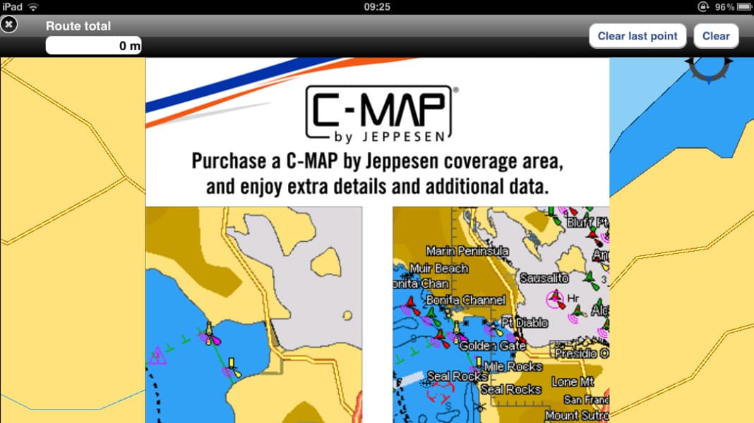 Navigation : Cartes C-Map pour iPad et iPhone