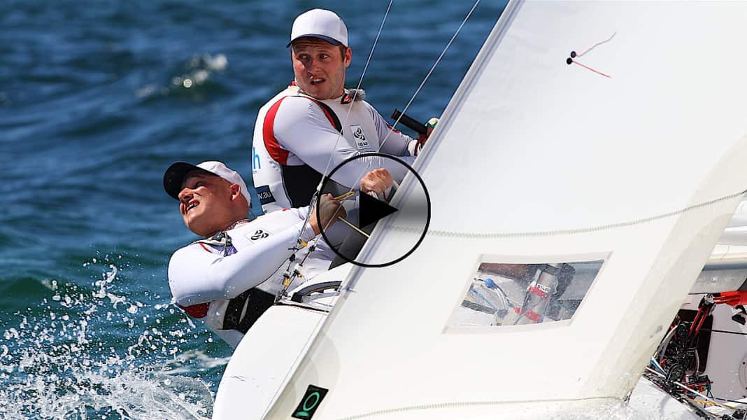 Olympic Games: Star boat team Stanjek/Kleen attack