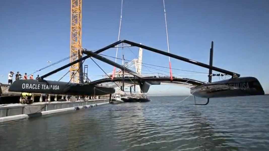 America's Cup: Oracles AC72 ist nun im Element