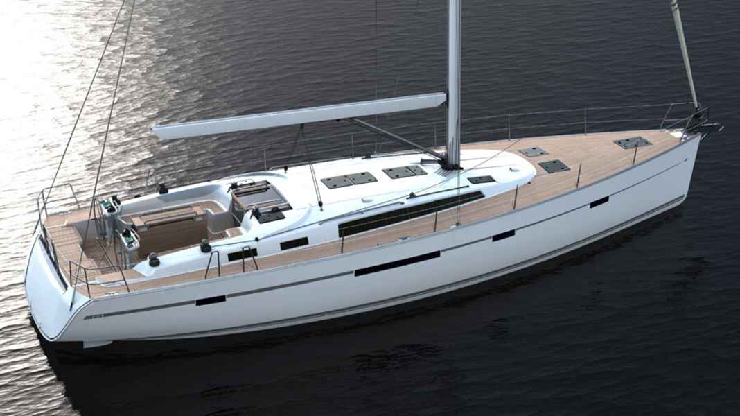 Bavaria 56: Correction: Flagship has garage