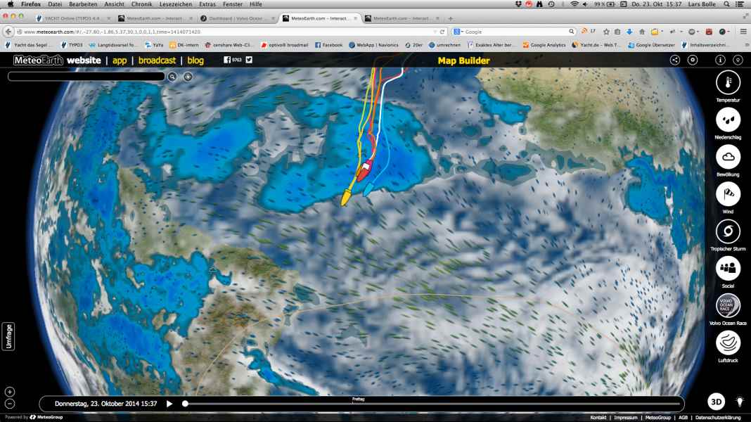Volvo Ocean Race: finalmente! Anche lui presente come spettatore
