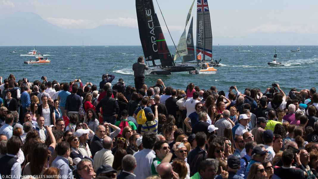 America's Cup: "Venite a fare il tifo per noi!".