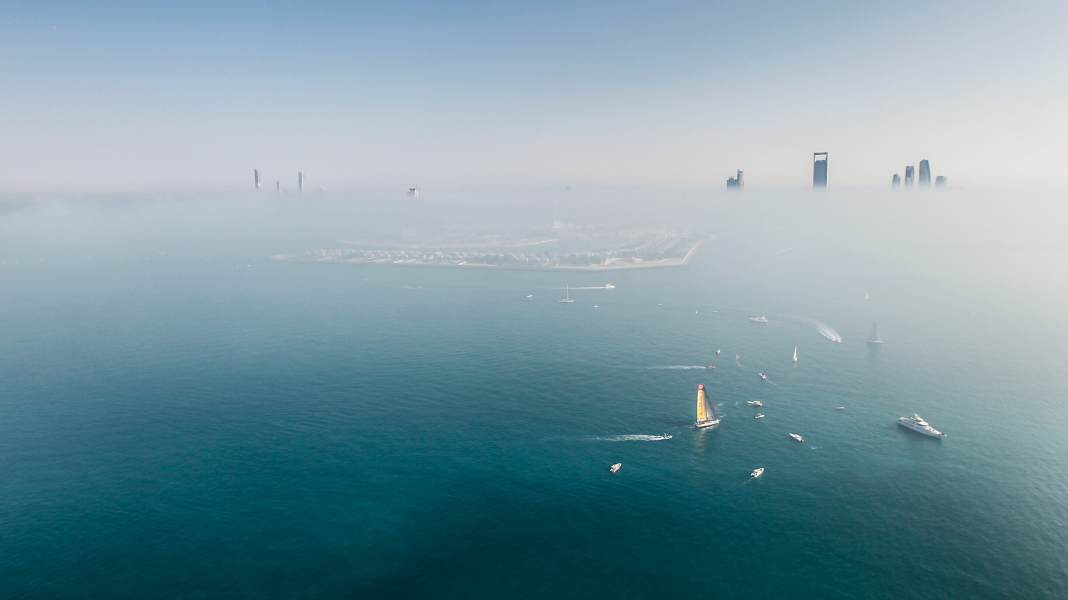 Volvo Ocean Race: Team Abu Dhabi starts with a lead