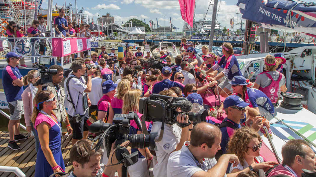 Volvo Ocean Race: "In einem Stück": Team SCA im Ziel