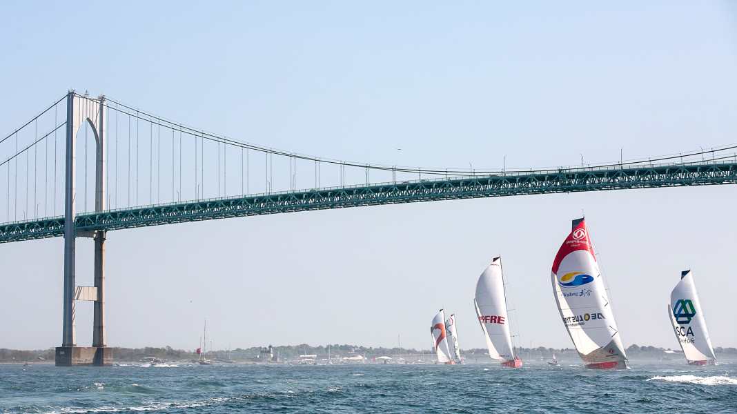 Volvo Ocean Race: Leg 7 started - the recording